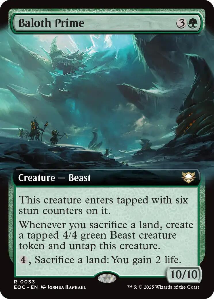 Image for Baloth Prime (Extended Art) (33) [Edge of Eternities] - Magic: The Gathering