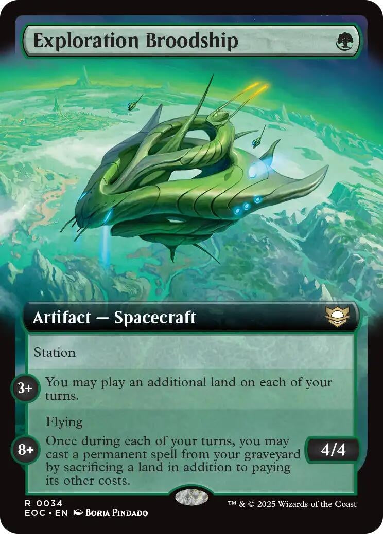 Image for Exploration Broodship (Extended Art) (34) [Edge of Eternities] - Magic: The Gathering