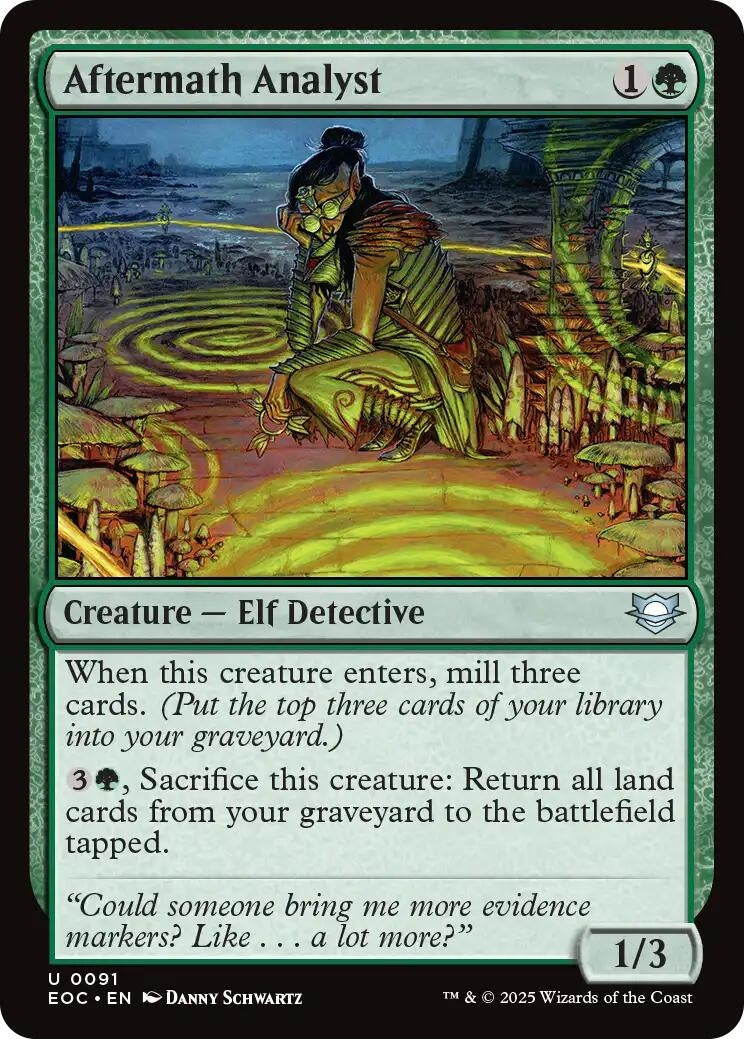 Image for Aftermath Analyst (91) [Edge of Eternities] - Magic: The Gathering