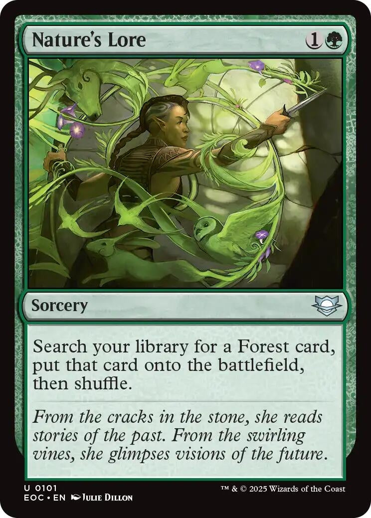 Image for Nature's Lore (101) [Edge of Eternities] - Magic: The Gathering