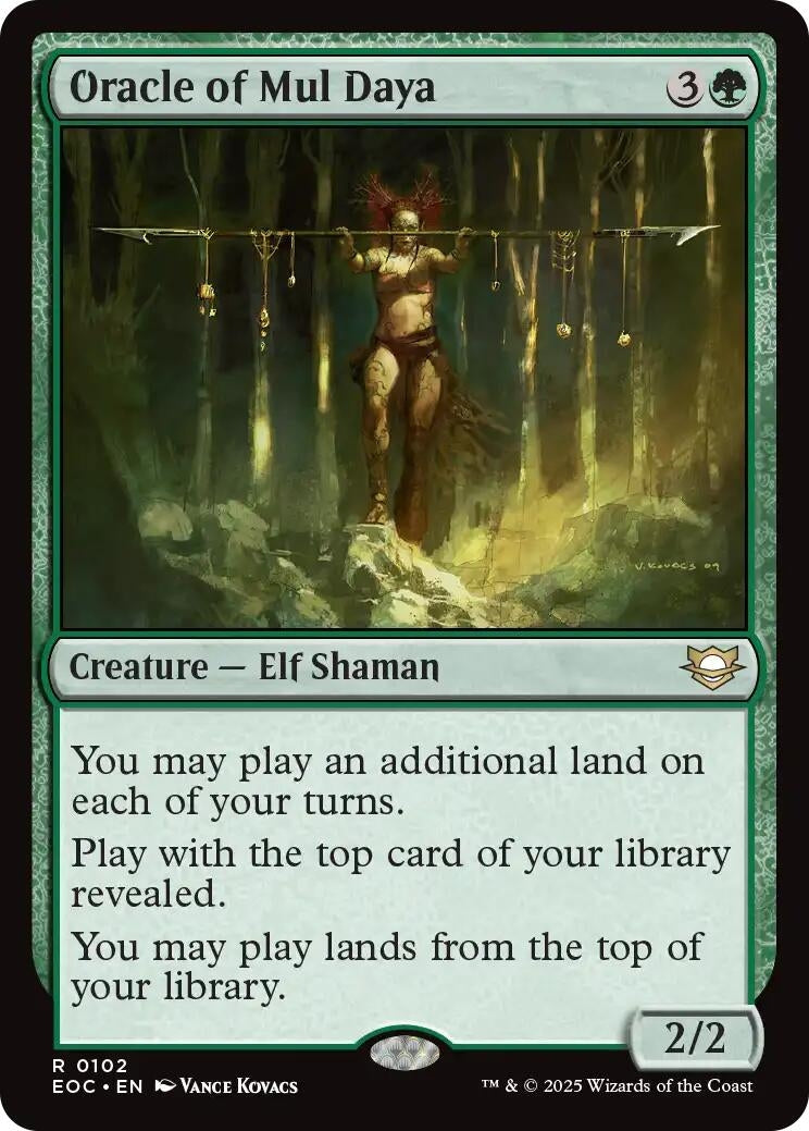 Image for Oracle of Mul Daya (102) [Edge of Eternities] - Magic: The Gathering