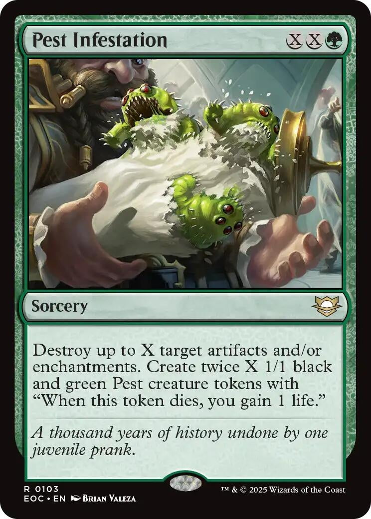 Image for Pest Infestation (103) [Edge of Eternities] - Magic: The Gathering