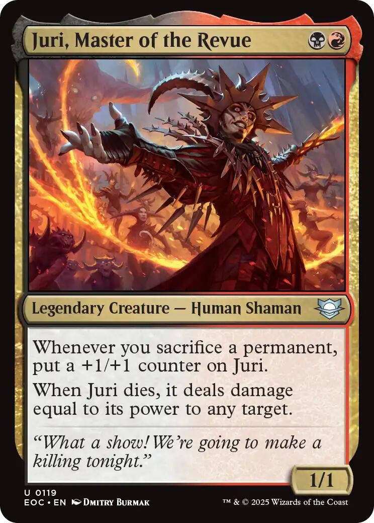 Image for Juri, Master of the Revue (119) [Edge of Eternities] - Magic: The Gathering