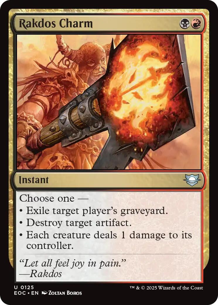 Image for Rakdos Charm (125) [Edge of Eternities] - Magic: The Gathering