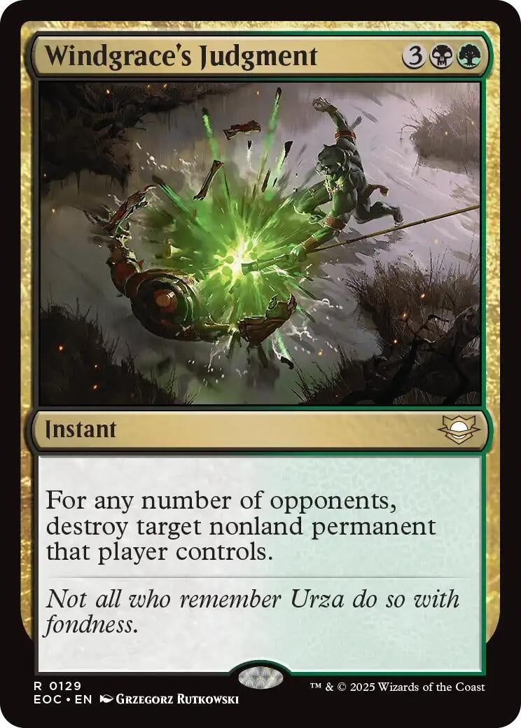 Image for Windgrace's Judgment (129) [Edge of Eternities] - Magic: The Gathering