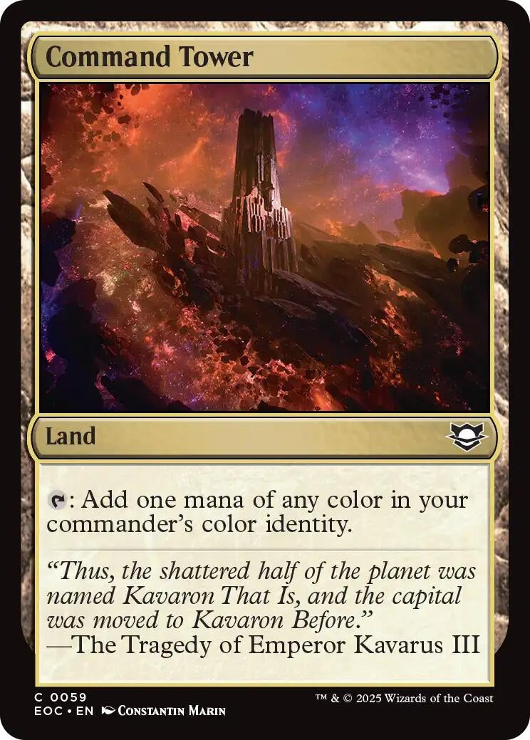 Image for Command Tower (59) [Edge of Eternities] - Magic: The Gathering