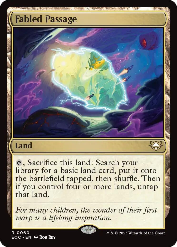 Image for Fabled Passage (60) [Edge of Eternities] - Magic: The Gathering