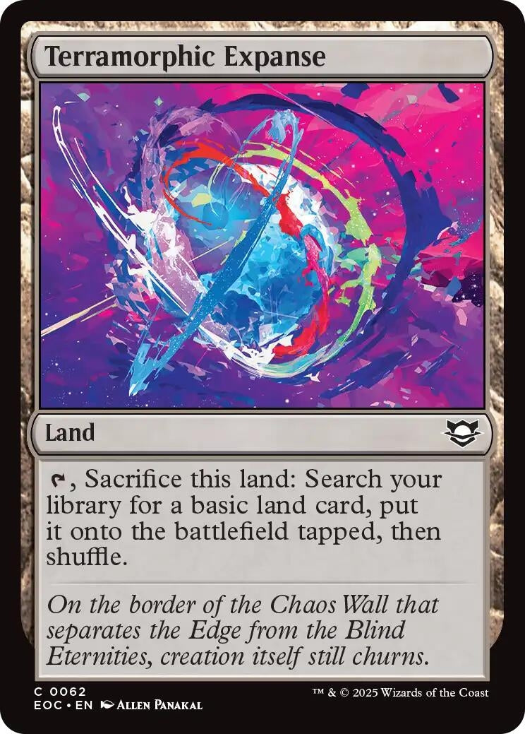 Image for Terramorphic Expanse (62) [Edge of Eternities] - Magic: The Gathering