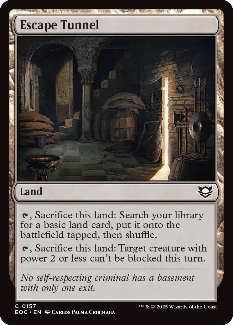 Image for Escape Tunnel (157) [Edge of Eternities] - Magic: The Gathering