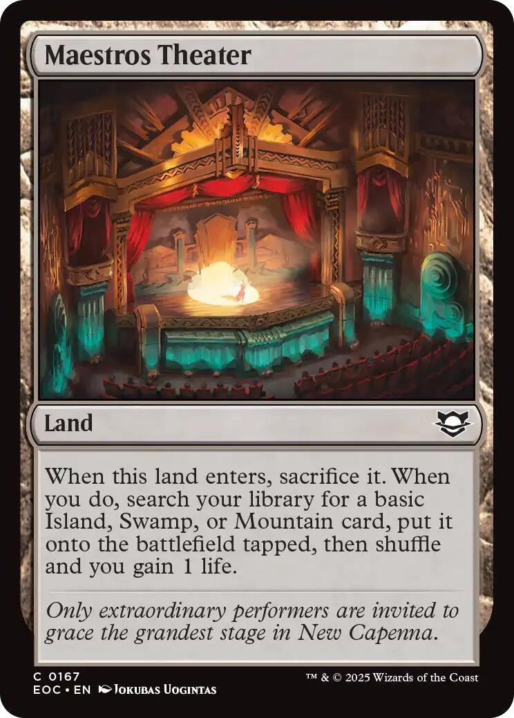 Image for Maestros Theater (167) [Edge of Eternities] - Magic: The Gathering