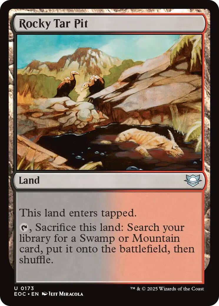 Image for Rocky Tar Pit (173) [Edge of Eternities] - Magic: The Gathering