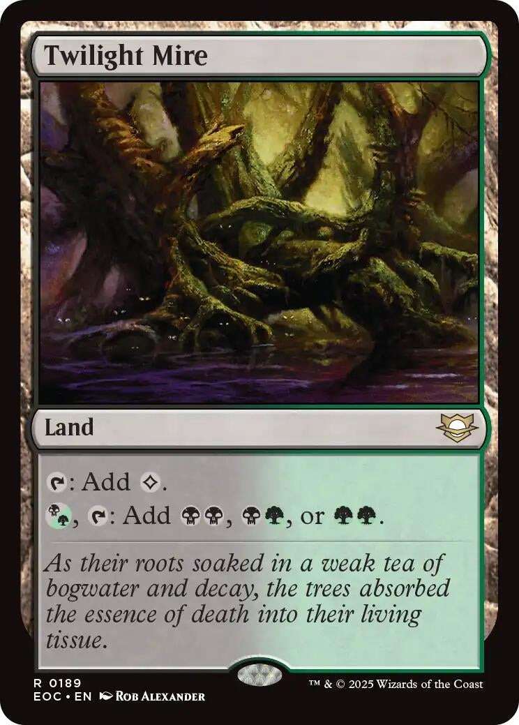 Image for Twilight Mire (189) [Edge of Eternities] - Magic: The Gathering