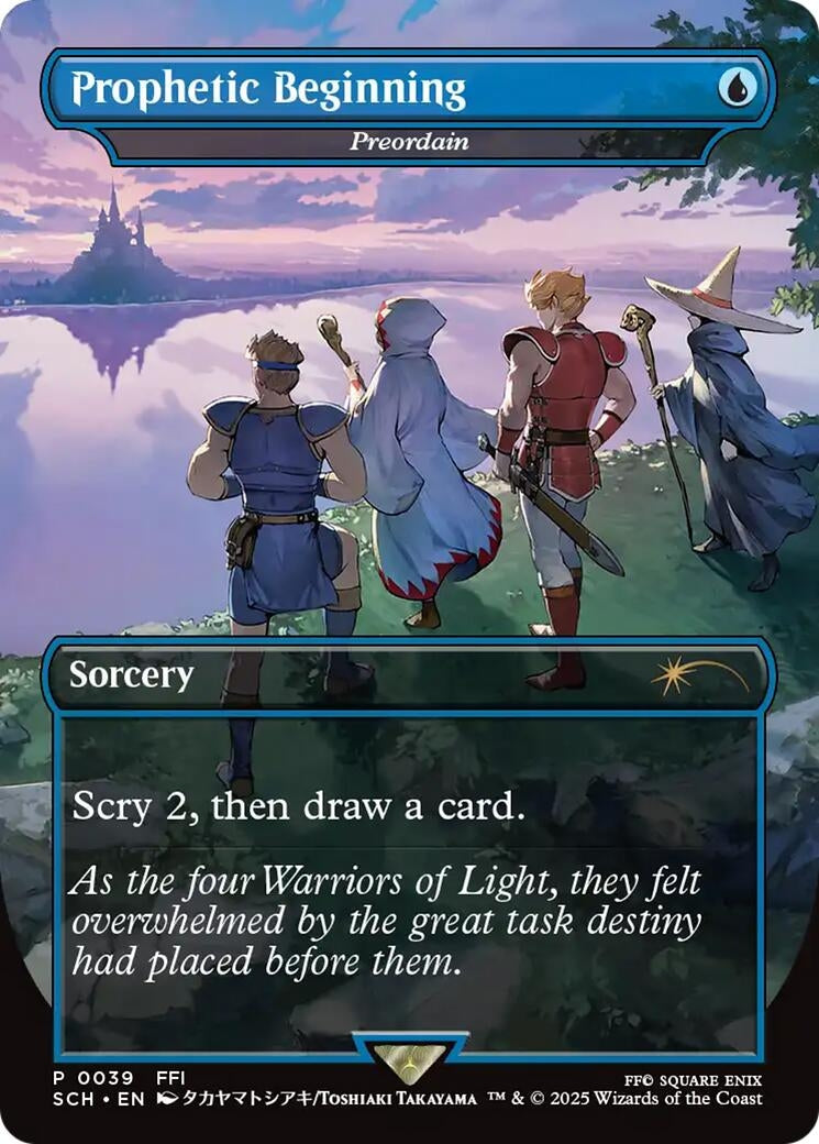 Image for Prophetic Beginning - Preordain (39) [Game Day & Store Championship Promos] - Magic: The Gathering