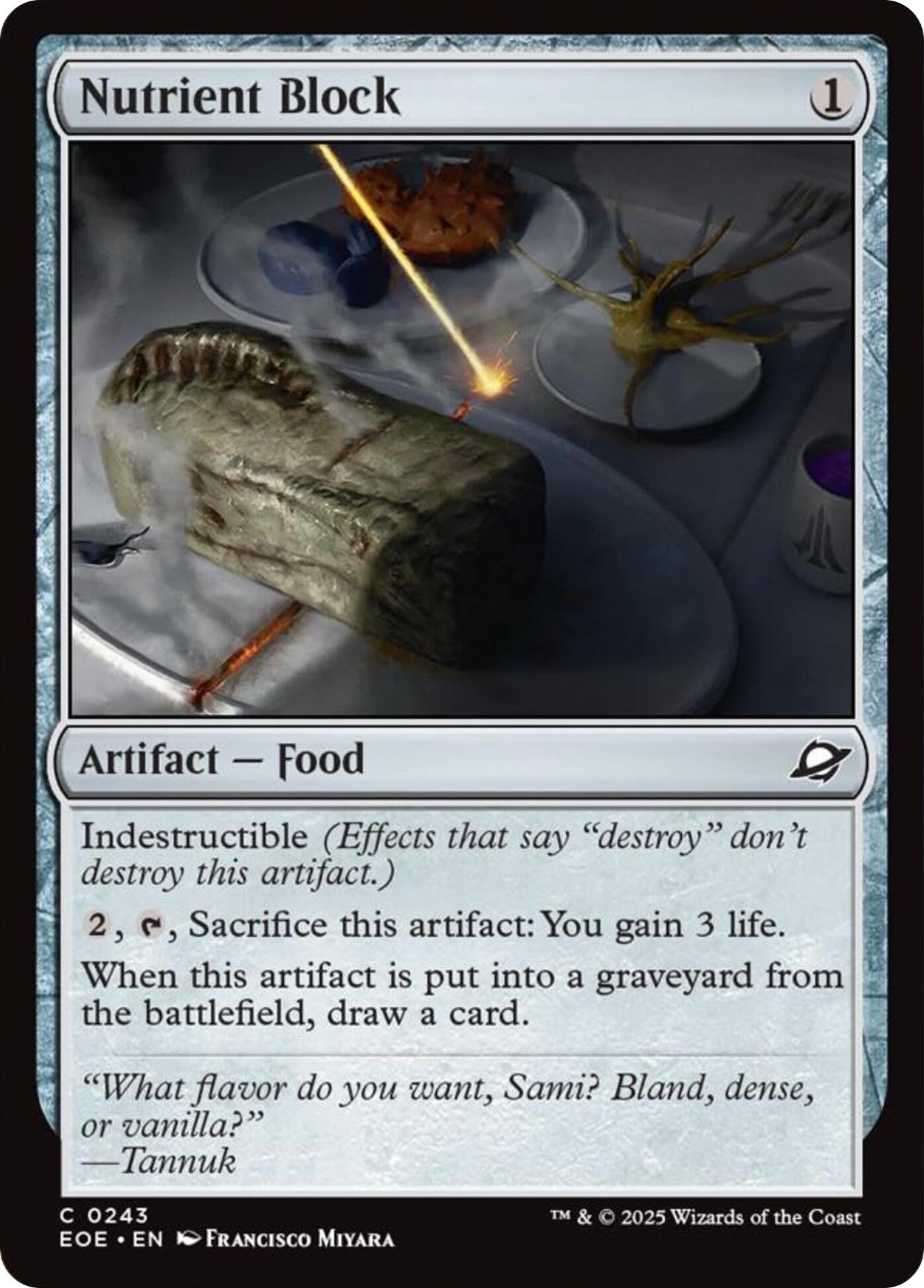Image for Nutrient Block (243) [Edge of Eternities] - Magic: The Gathering