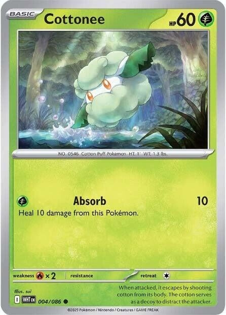 Image for Cottonee (004/086) [SV: White Flare] - Pokemon
