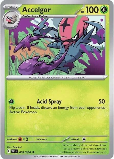 Image for Accelgor (009/086) [SV: White Flare] - Pokemon
