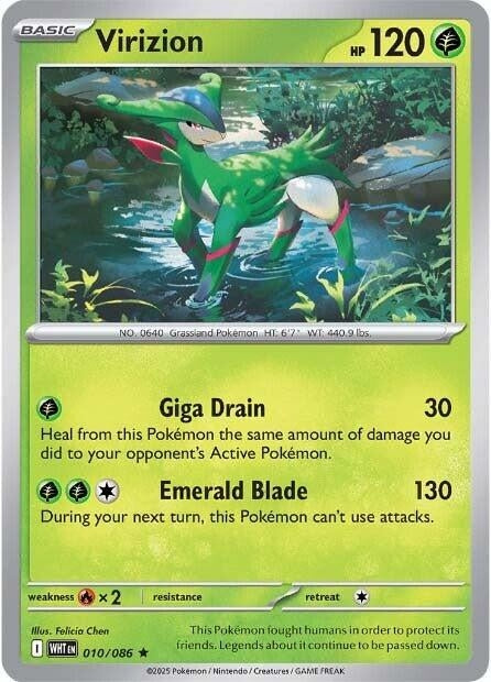 Image for Virizion (010/086) [SV: White Flare] - Pokemon
