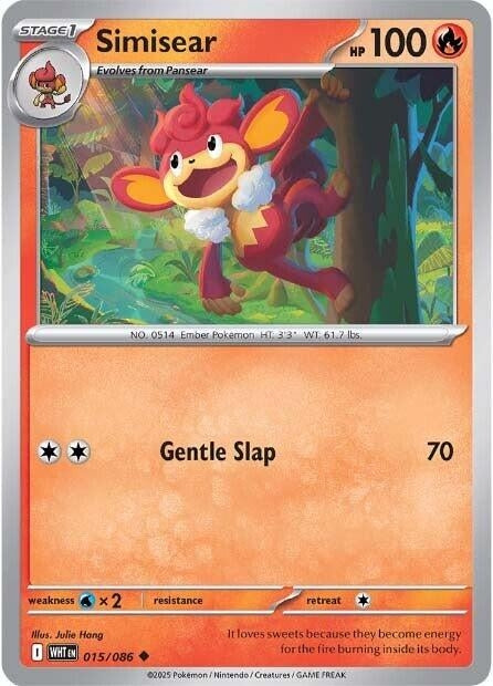 Image for Simisear (015/086) [SV: White Flare] - Pokemon