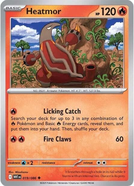 Image for Heatmor (019/086) [SV: White Flare] - Pokemon