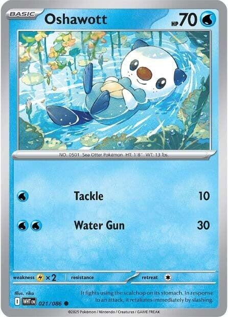 Image for Oshawott (021/086) [SV: White Flare] - Pokemon