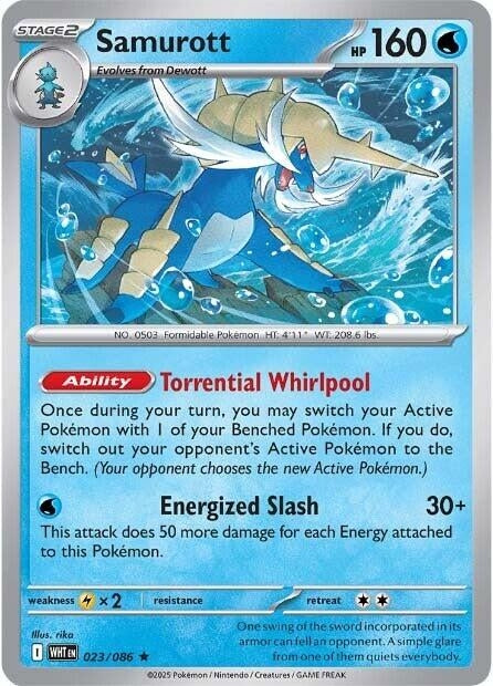 Image for Samurott (023/086) [SV: White Flare] - Pokemon