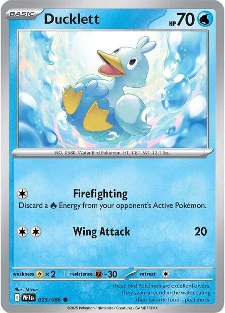 Image for Ducklett (025/086) [SV: White Flare] - Pokemon