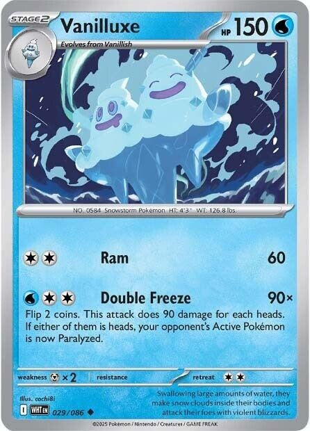 Image for Vanilluxe (029/086) [SV: White Flare] - Pokemon