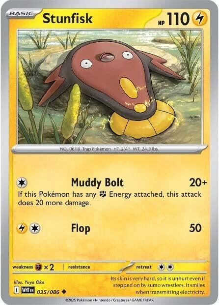 Image for Stunfisk (035/086) [SV: White Flare] - Pokemon
