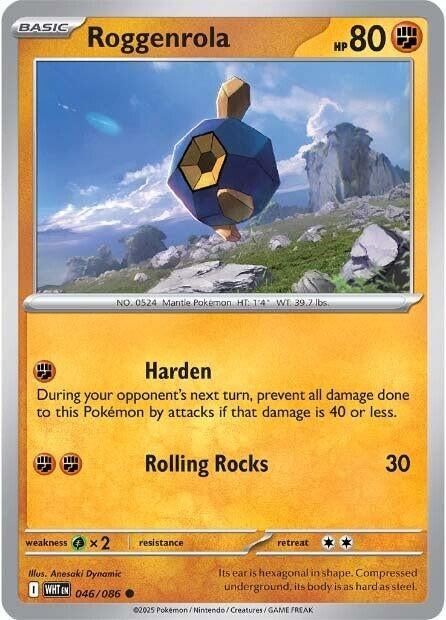 Image for Roggenrola (046/086) [SV: White Flare] - Pokemon