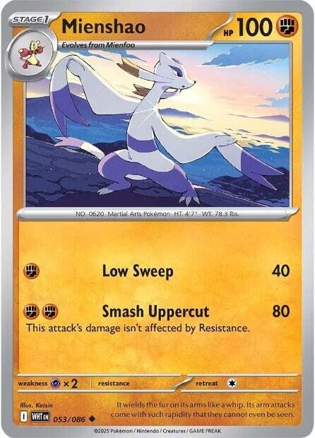 Image for Mienshao (053/086) [SV: White Flare] - Pokemon