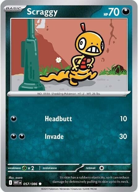 Image for Scraggy (057/086) [SV: White Flare] - Pokemon