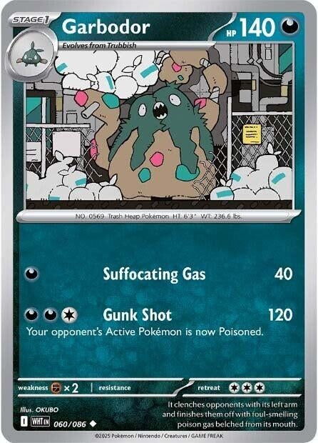 Image for Garbodor (060/086) [SV: White Flare] - Pokemon