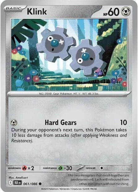 Image for Klink (061/086) [SV: Black Bolt] - Pokemon