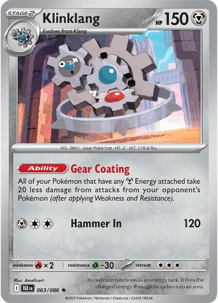 Image for Klinklang (063/086) [SV: Black Bolt] - Pokemon