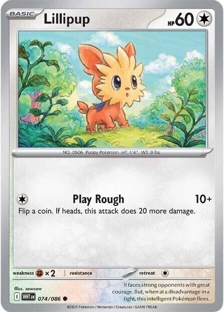 Image for Lillipup (074/086) [SV: White Flare] - Pokemon