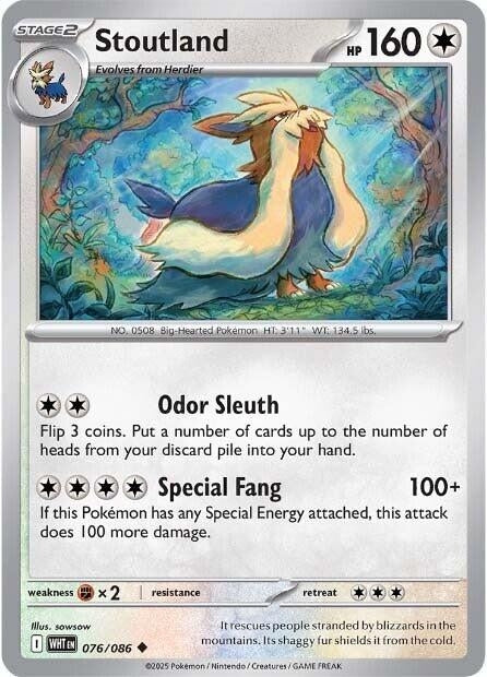 Image for Stoutland (076/086) [SV: White Flare] - Pokemon
