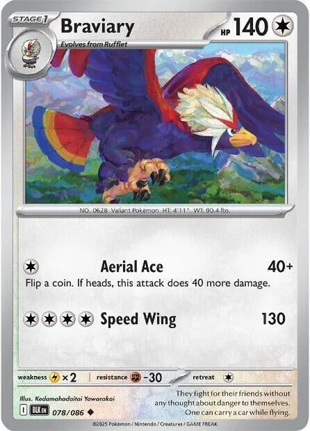 Image for Braviary (078/086) [SV: Black Bolt] - Pokemon