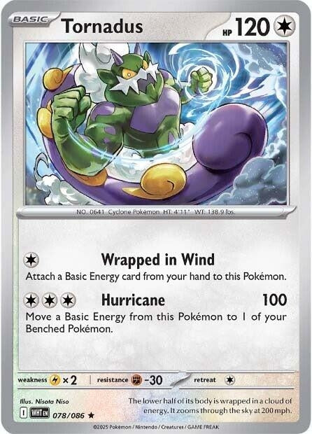 Image for Tornadus (078/086) [SV: White Flare] - Pokemon