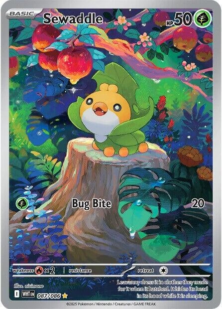 Image for Sewaddle (087/086) [SV: White Flare] - Pokemon