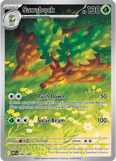 Image for Sawsbuck (092/086) [SV: White Flare] - Pokemon