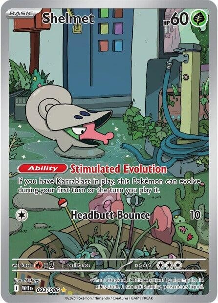 Image for Shelmet (093/086) [SV: White Flare] - Pokemon