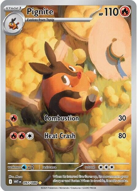 Image for Pignite (097/086) [SV: White Flare] - Pokemon