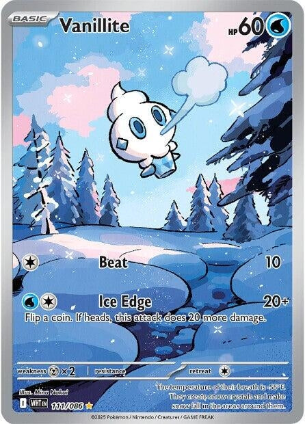 Image for Vanillite (111/086) [SV: White Flare] - Pokemon