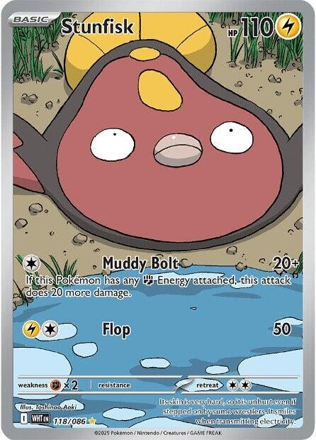 Image for Stunfisk (118/086) [SV: White Flare] - Pokemon