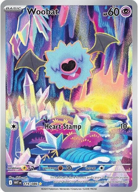 Image for Woobat (119/086) [SV: White Flare] - Pokemon