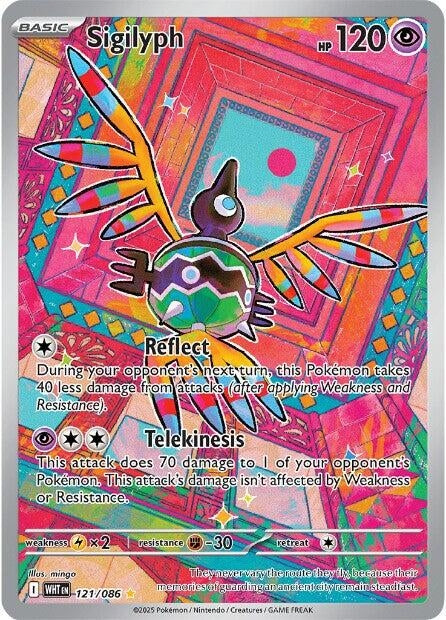 Image for Sigilyph (121/086) [SV: White Flare] - Pokemon