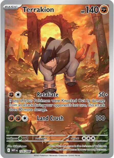 Image for Terrakion (135/086) [SV: White Flare] - Pokemon