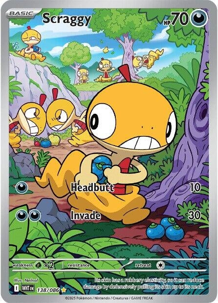 Image for Scraggy (138/086) [SV: White Flare] - Pokemon