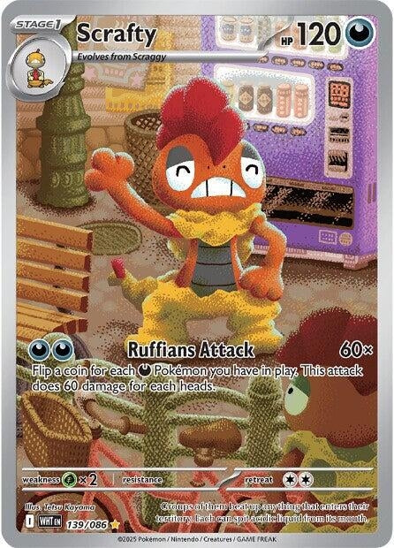 Image for Scrafty (139/086) [SV: White Flare] - Pokemon