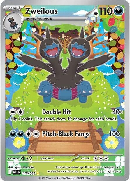 Image for Zweilous (147/086) [SV: White Flare] - Pokemon